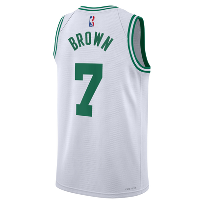Jaylen Brown #7 Boston Celtics White Association Jersey