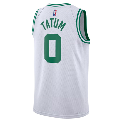 Jayson Tatum #0 Boston Celtics White Association Jersey