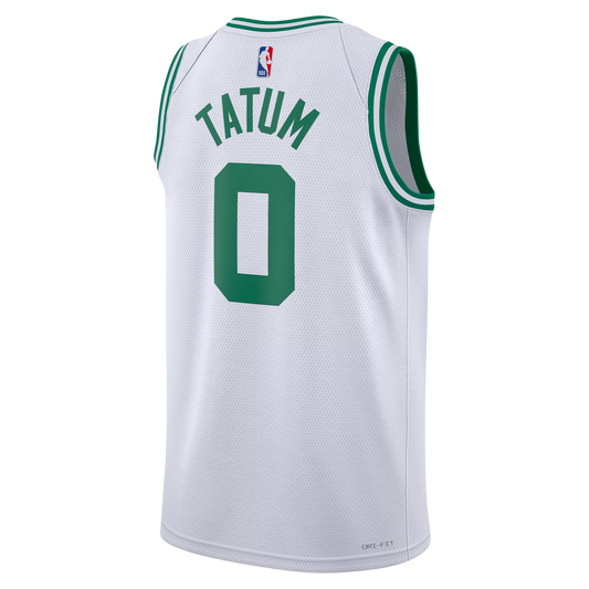 Jayson Tatum #0 Boston Celtics White Association Jersey