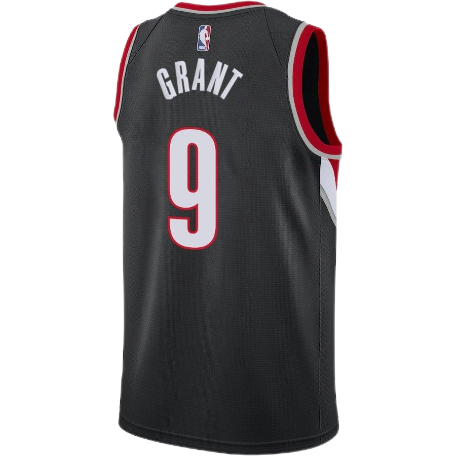 Jerami Grant #9 Portland Trail Blazers Black Icon Jersey