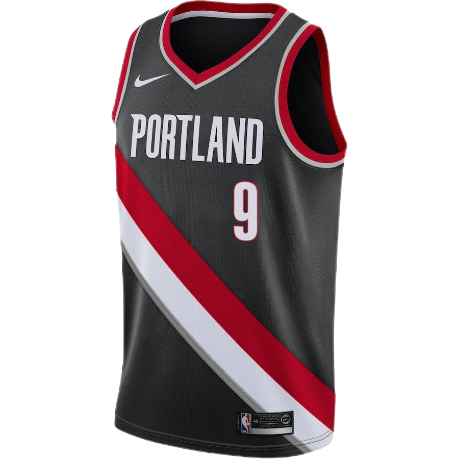 Jerami Grant #9 Portland Trail Blazers Black Icon Jersey