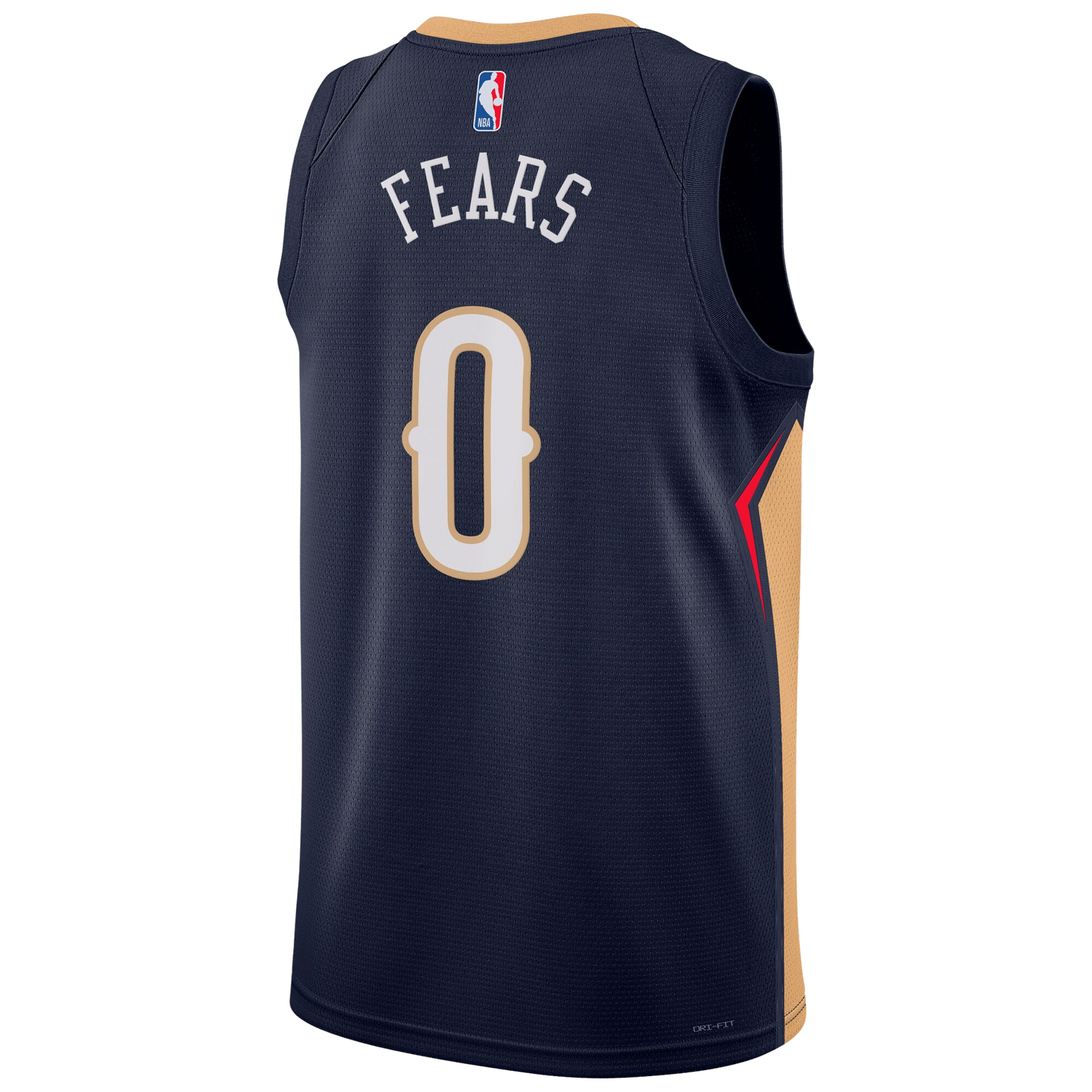 Jeremiah Fears #0 New Orleans Pelicans Navy Icon Jersey