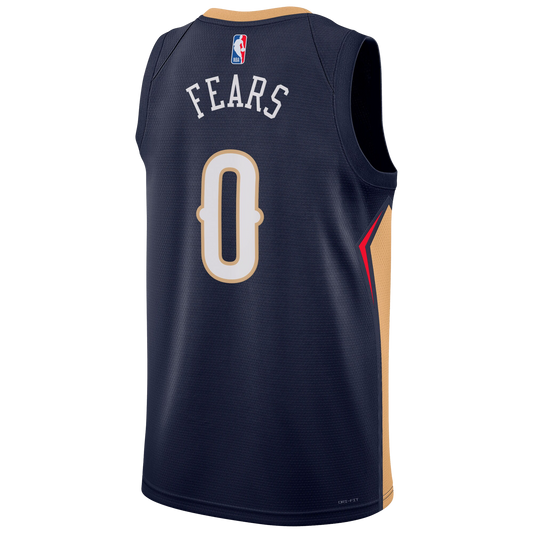 Jeremiah Fears #0 New Orleans Pelicans Navy Icon Jersey