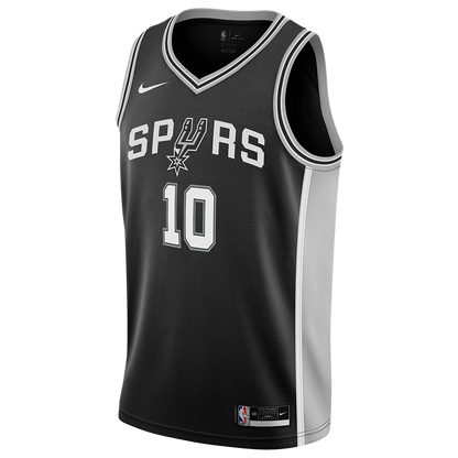 Jeremy Sochan #10 San Antonio Spurs Black Icon Jersey