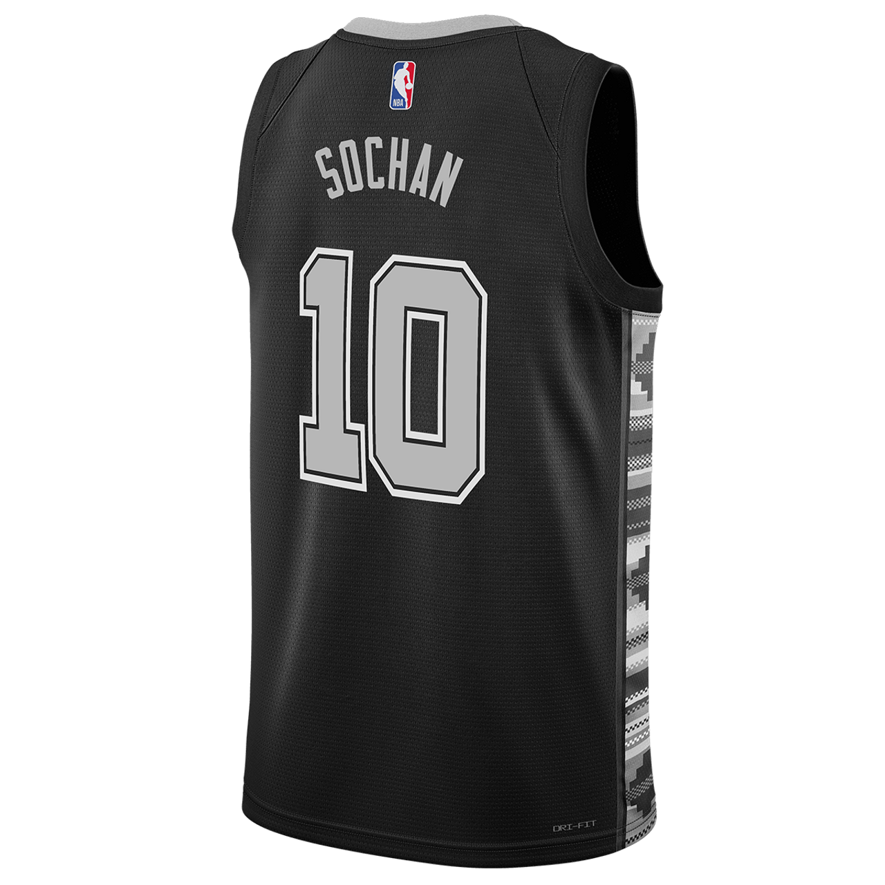 Jeremy Sochan #10 San Antonio Spurs Black Statement Jersey