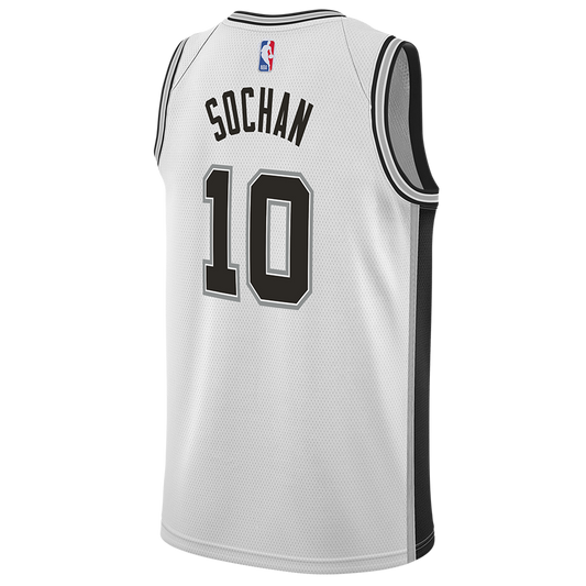 Jeremy Sochan #10 San Antonio Spurs White Association Jersey