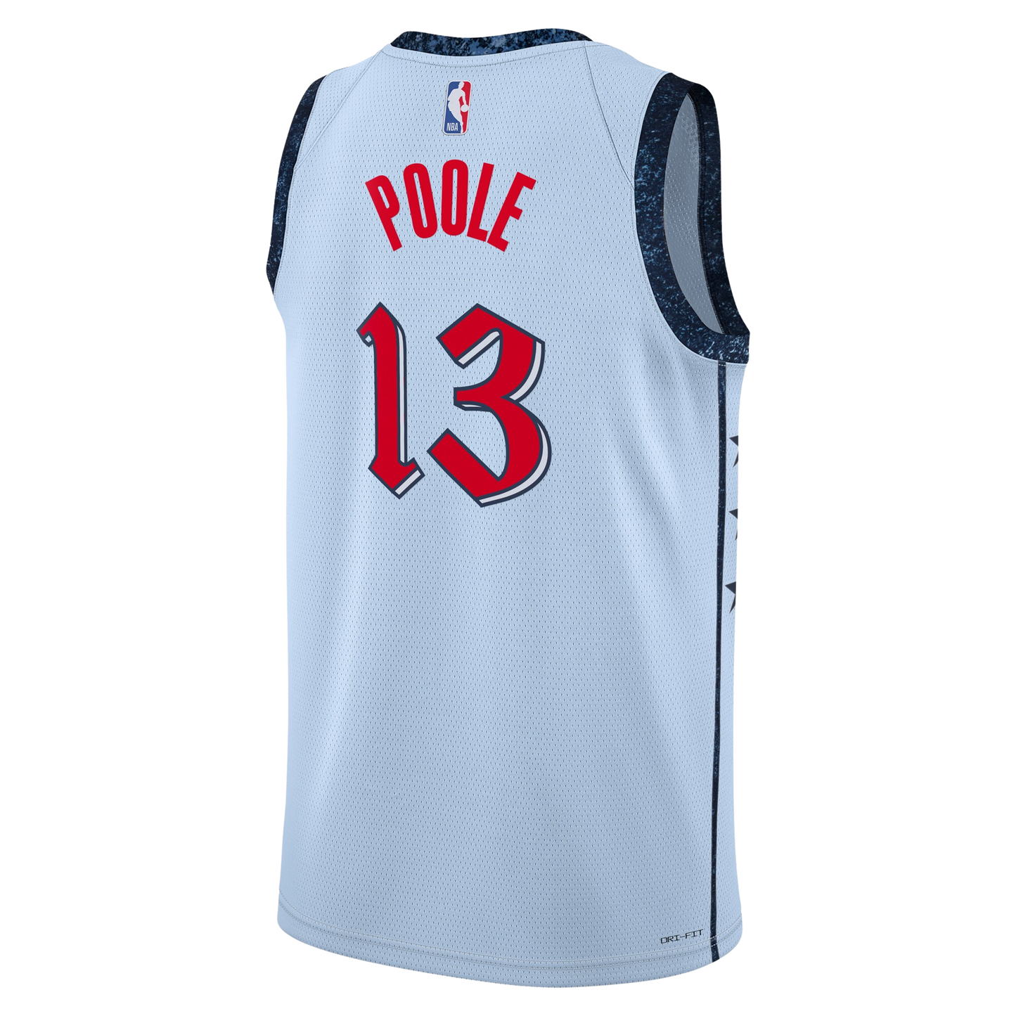 Jordan Poole #13 Washington Wizards Blue City Edition Jersey