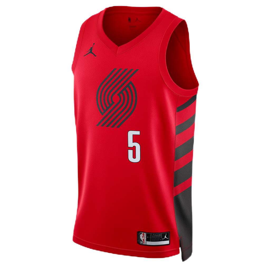 Jrue Holiday #5 Portland Trail Blazers Red Statement Jersey