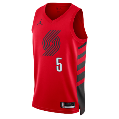 Jrue Holiday #5 Portland Trail Blazers Red Statement Jersey