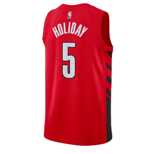 Jrue Holiday #5 Portland Trail Blazers Red Statement Jersey