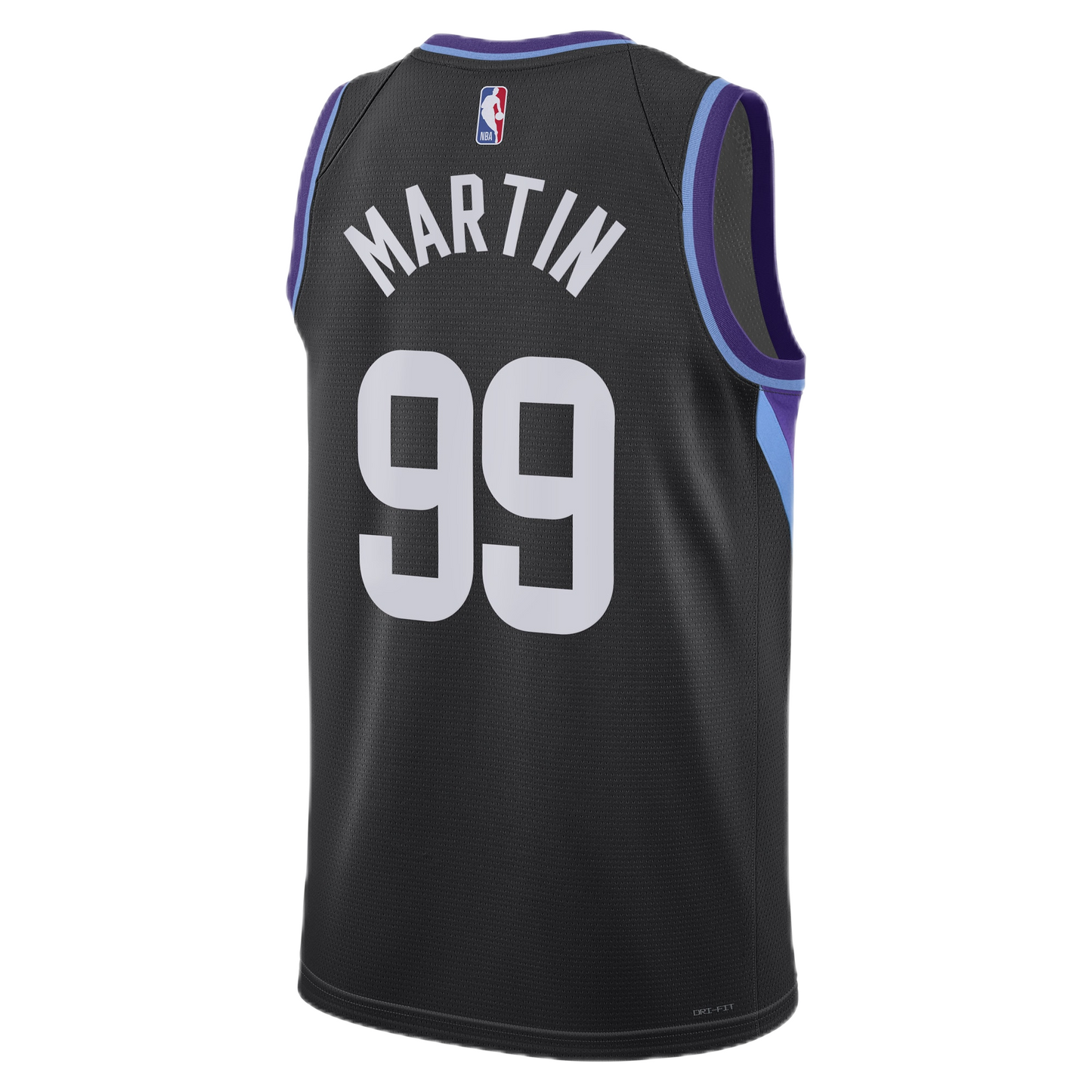 KJ Martin #99 Utah Jazz Black Statement Jersey