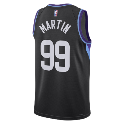KJ Martin #99 Utah Jazz Black Statement Jersey
