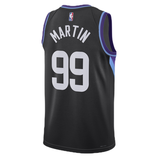 KJ Martin #99 Utah Jazz Black Statement Jersey