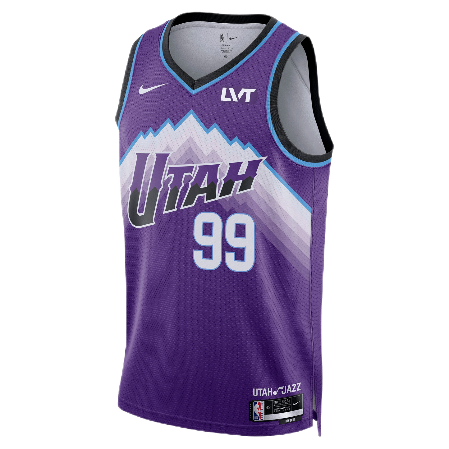 KJ Martin #99 Utah Jazz Purple Icon Jersey