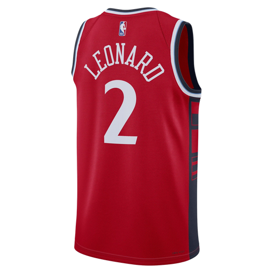Kawhi Leonard #2 LA Clippers Red Statement Jersey