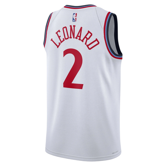 Kawhi Leonard #2 LA Clippers White Association Jersey