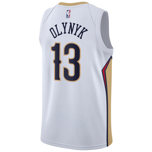 Kelly Olynyk #13 New Orleans Pelicans White Association Jersey