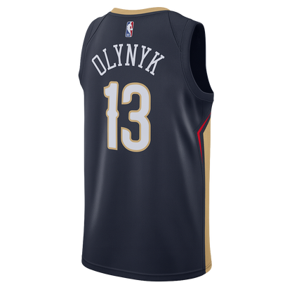 Kelly Olynyk #13 New Orleans Pelicans Navy Icon Jersey