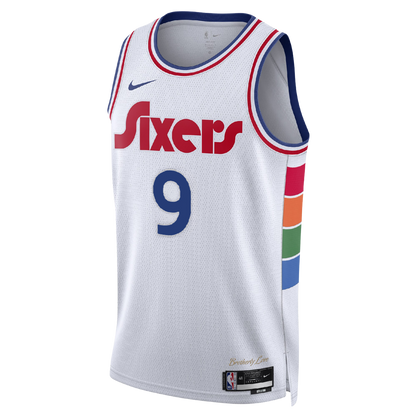 Kelly Oubre Jr. #9 Philadelphia 76ers White City Edition Jersey