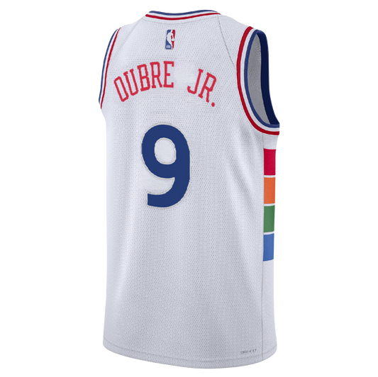 Kelly Oubre Jr. #9 Philadelphia 76ers White City Edition Jersey
