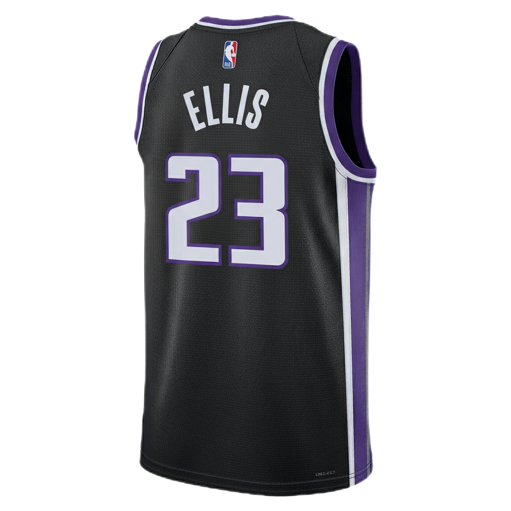 Keon Ellis #23 Sacramento Kings Black Icon Jersey
