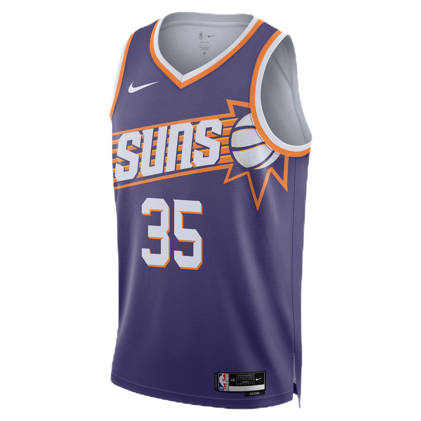 Kevin Durant #35 Phoenix Suns Purple Icon Jersey