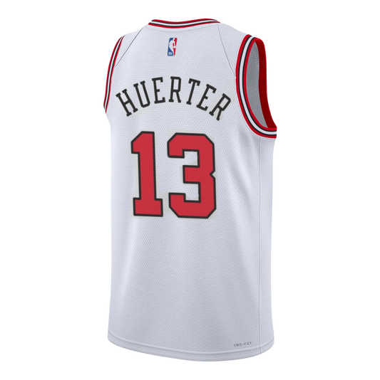 Kevin Huerter #13 Chicago Bulls White Association Jersey