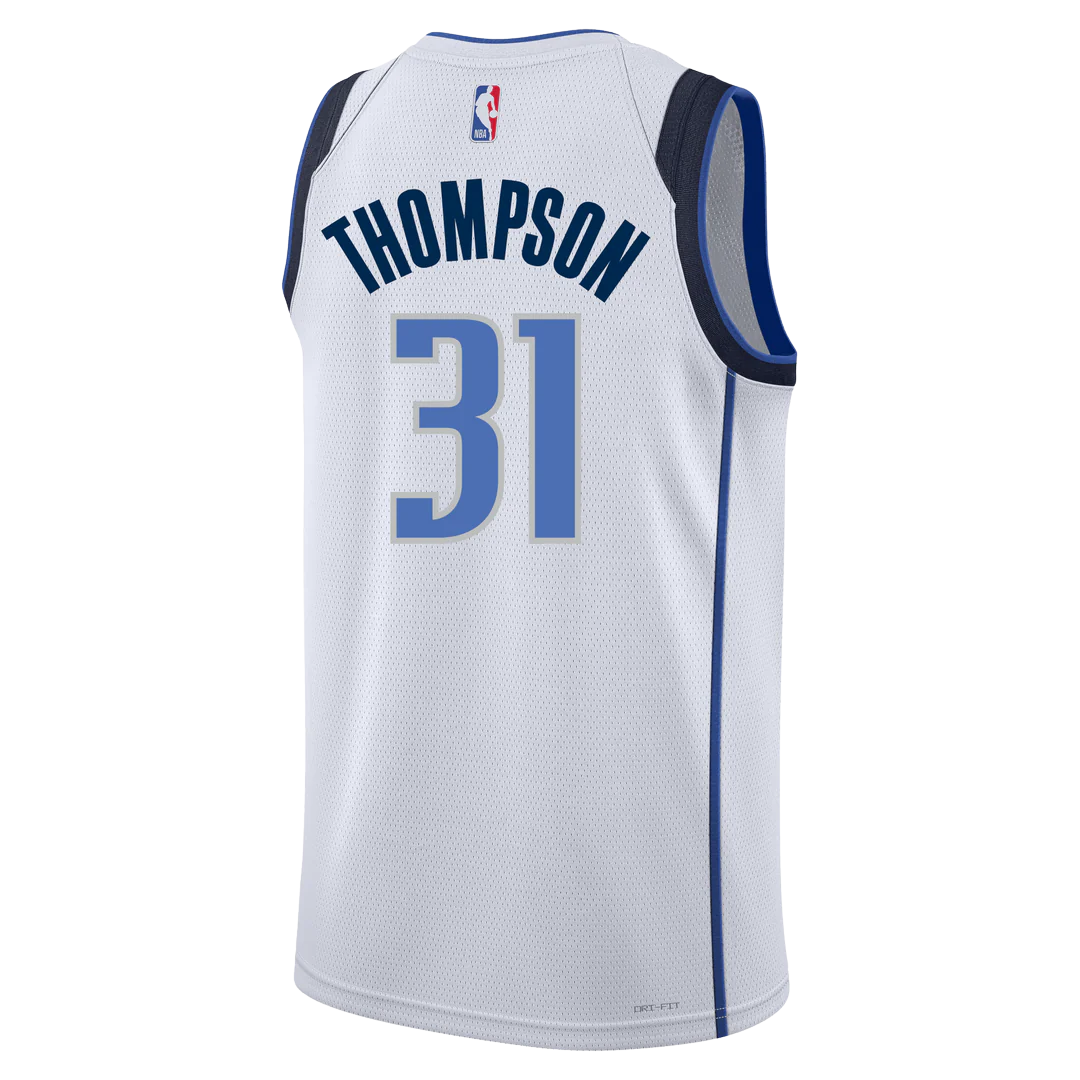 Klay Thompson #31 Dallas Mavericks White Association Jersey