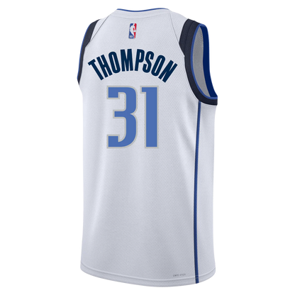 Klay Thompson #31 Dallas Mavericks White Association Jersey