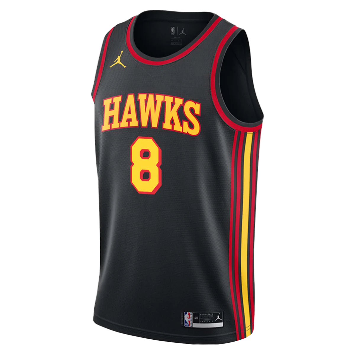 Kristaps Porziņģis #8 Atlanta Hawks Black Statement Jersey