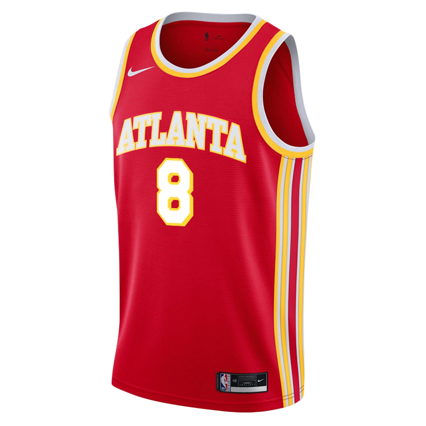Kristaps Porziņģis #8 Atlanta Hawks Red Icon Jersey