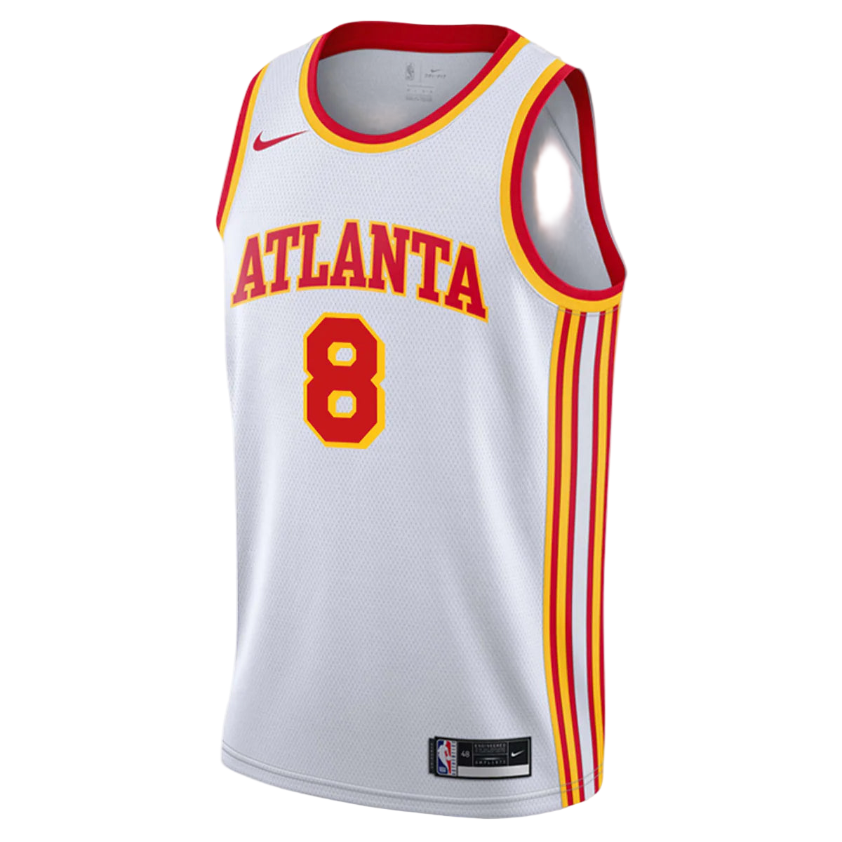 Kristaps Porziņģis #8 Atlanta Hawks White Association Jersey