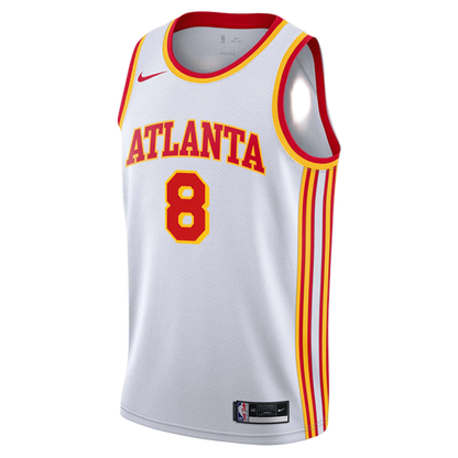 Kristaps Porziņģis #8 Atlanta Hawks White Association Jersey