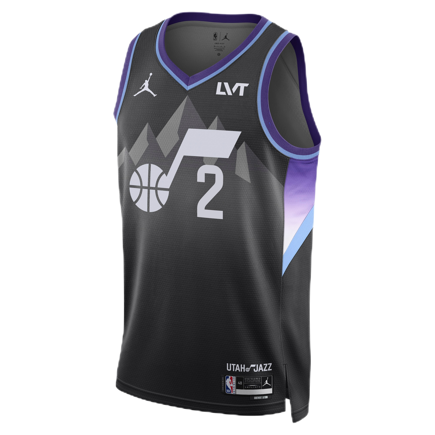 Kyle Anderson #2 Utah Jazz Black Statement Jersey