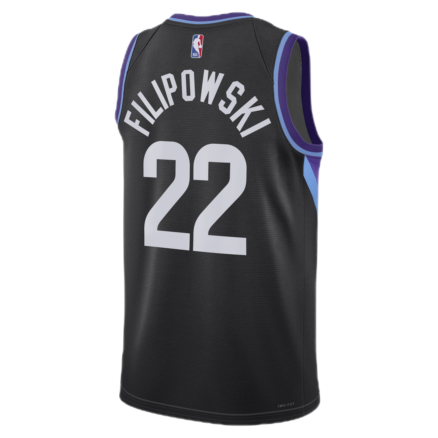 Kyle Filipowski #22 Utah Jazz Black Statement Jersey