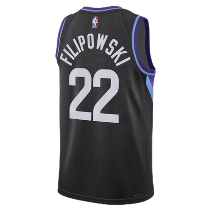 Kyle Filipowski #22 Utah Jazz Black Statement Jersey
