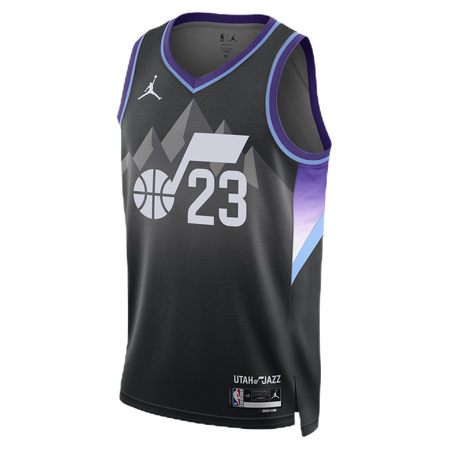 Lauri Markkanen #23 Utah Jazz Black Statement Jersey