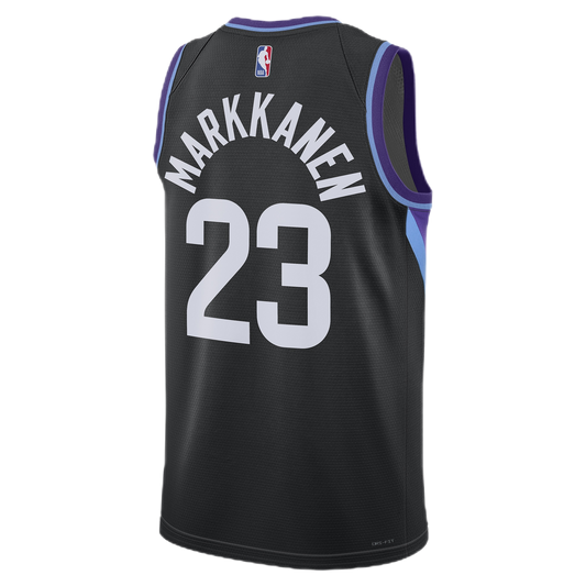 Lauri Markkanen #23 Utah Jazz Black Statement Jersey
