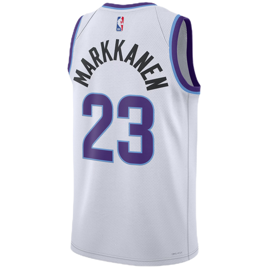 Lauri Markkanen #23 Utah Jazz White Association Jersey