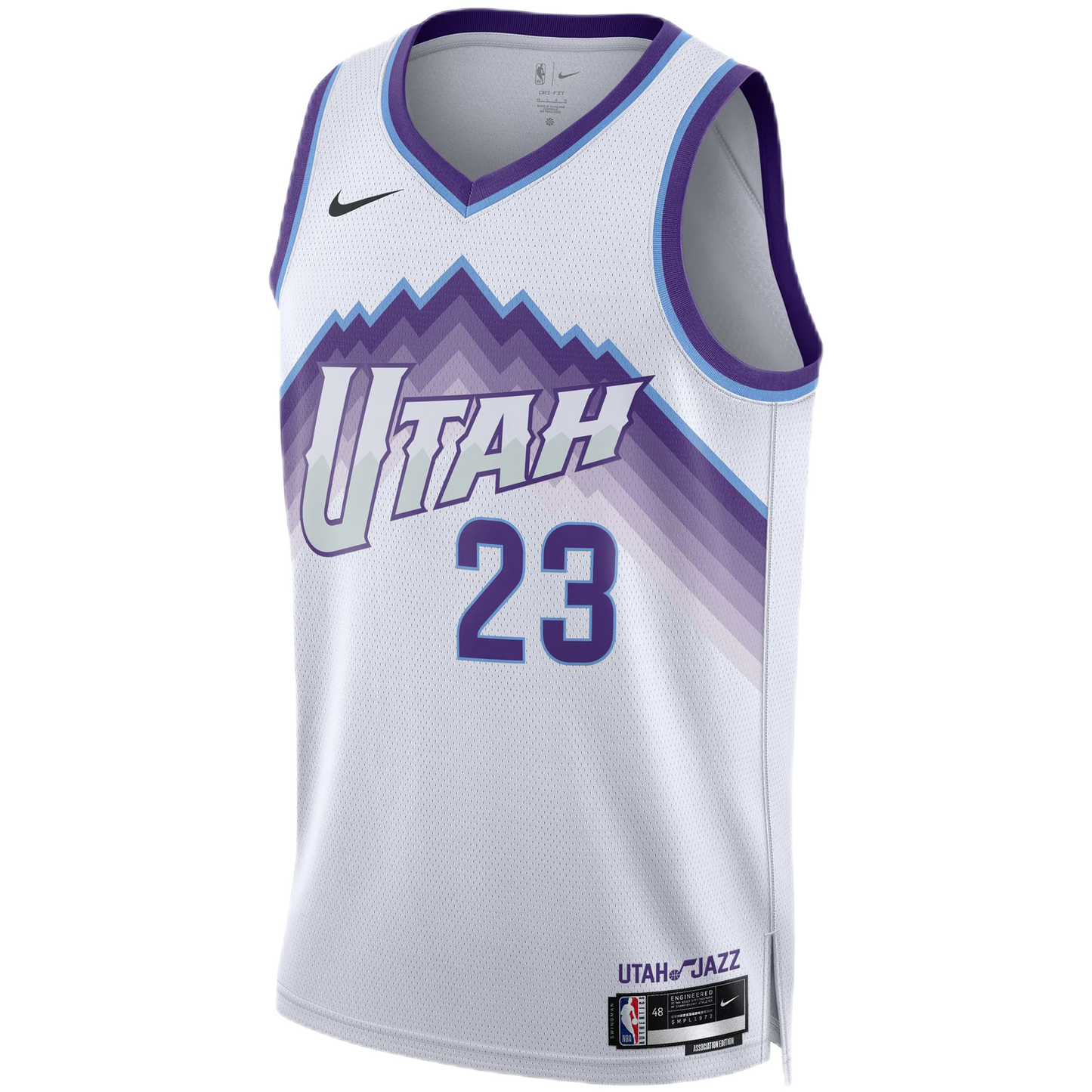 Lauri Markkanen #23 Utah Jazz White Association Jersey