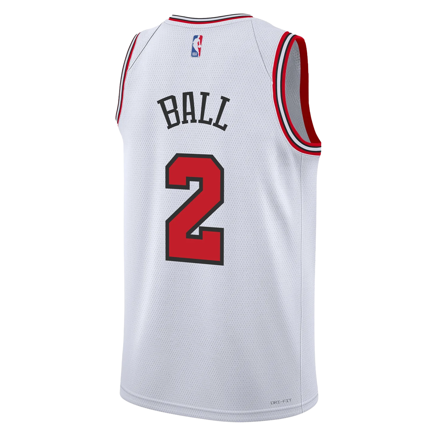 Lonzo Ball #2 Chicago Bulls White Association Jersey