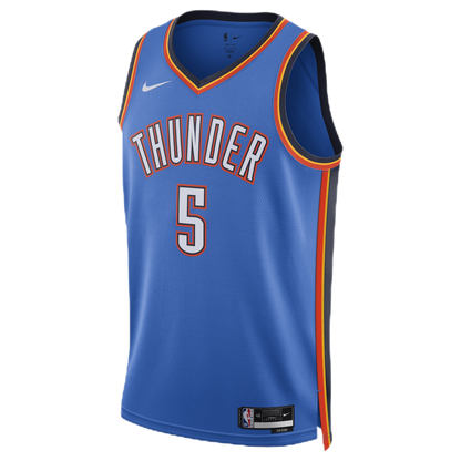 Luguentz Dort #5 Oklahoma City Thunder Blue Icon Jersey
