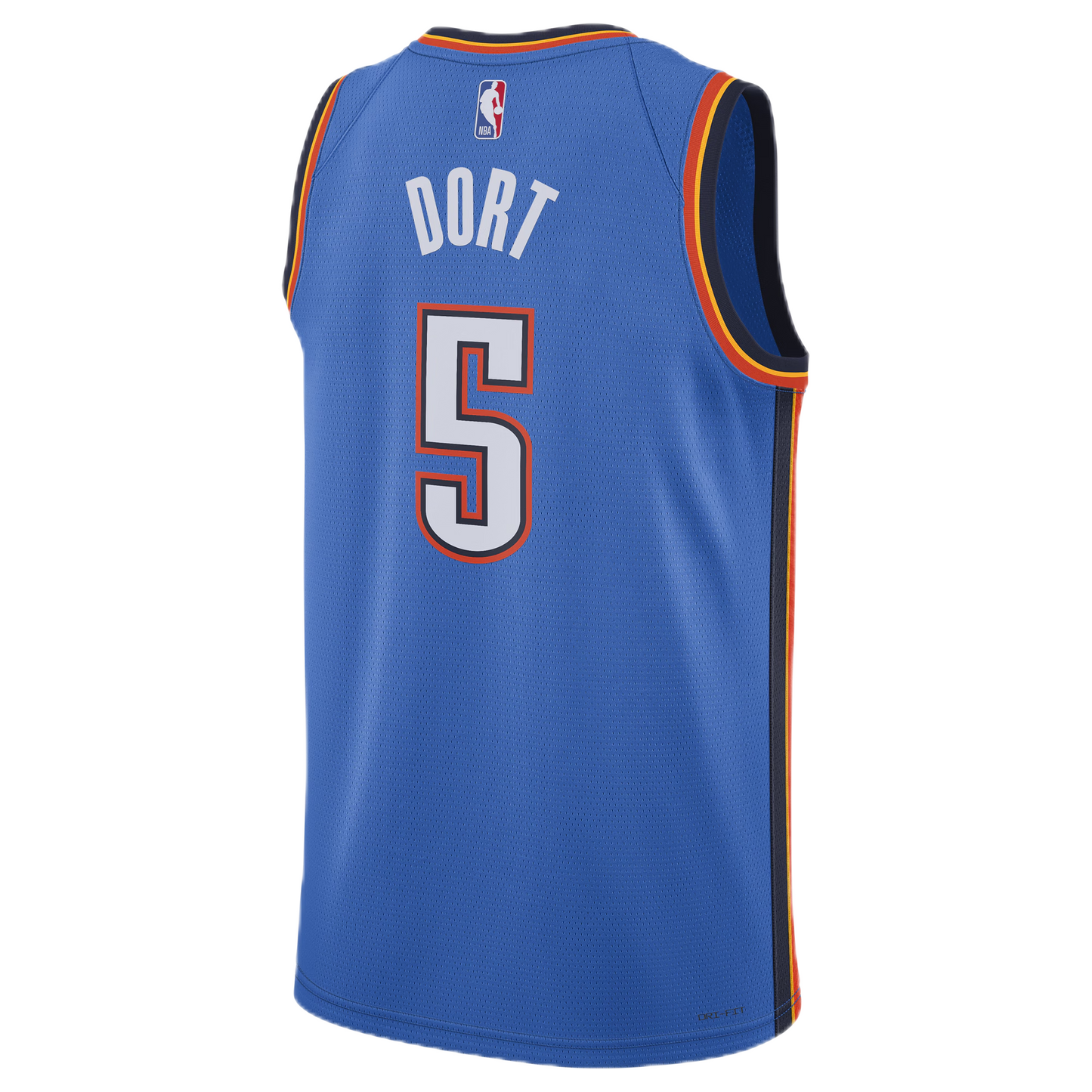Luguentz Dort #5 Oklahoma City Thunder Blue Icon Jersey