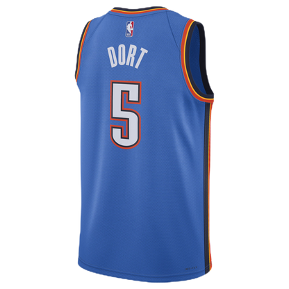 Luguentz Dort #5 Oklahoma City Thunder Blue Icon Jersey
