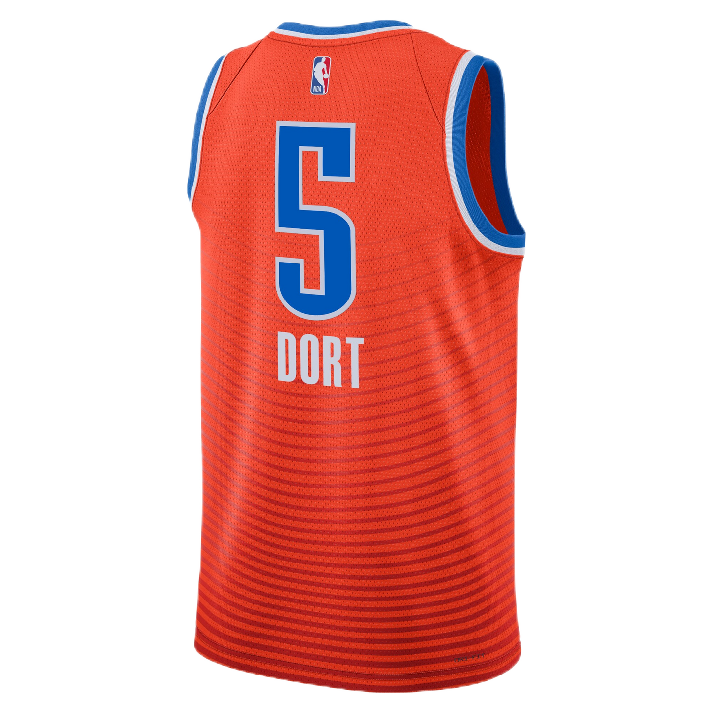 Luguentz Dort #5 Oklahoma City Thunder Orange Statement Jersey