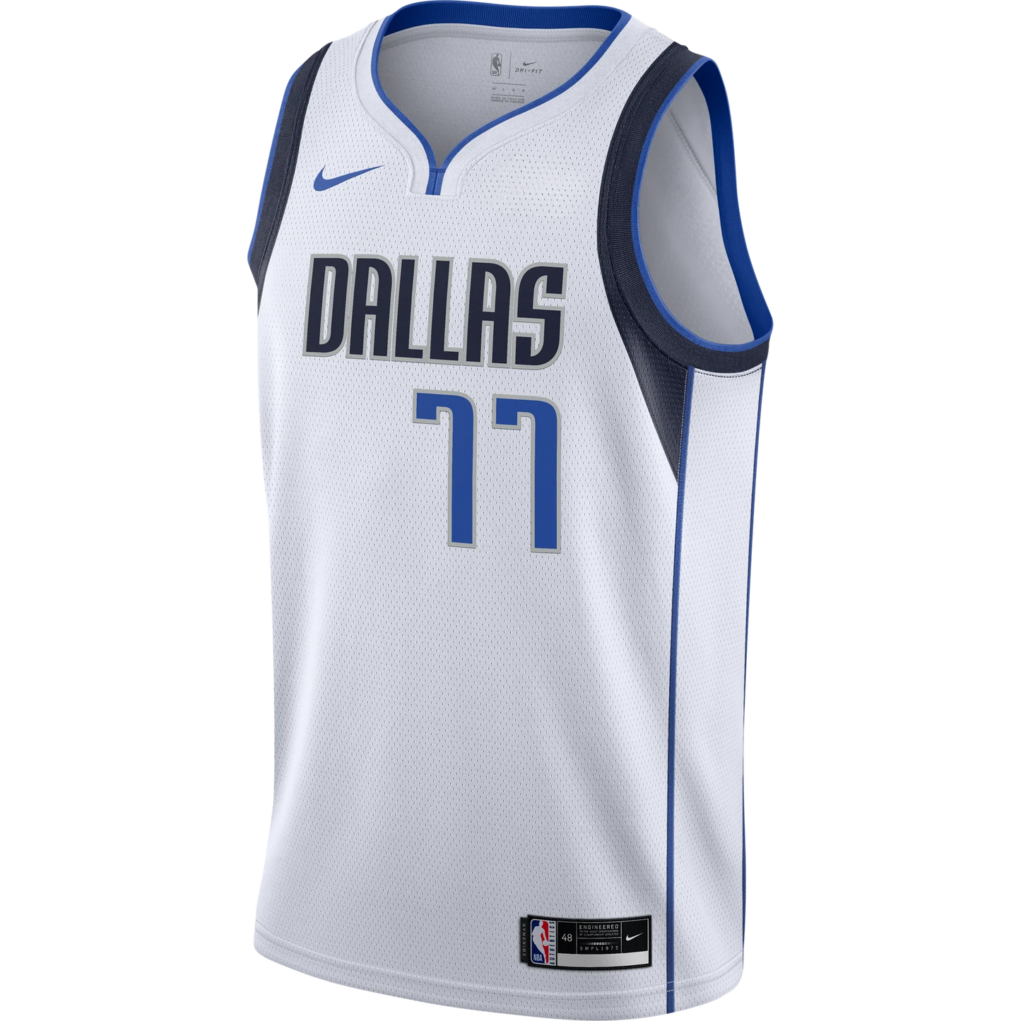 Luka Dončić #77 Dallas Mavericks White Association Jersey
