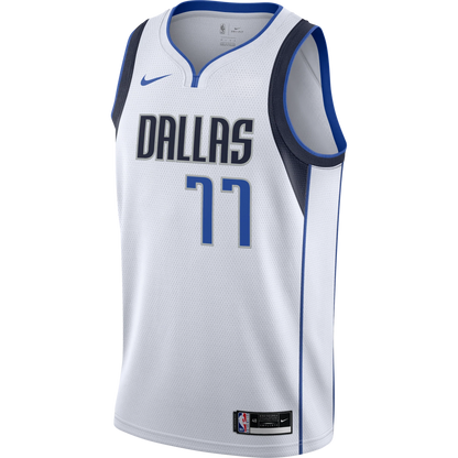Luka Dončić #77 Dallas Mavericks White Association Jersey