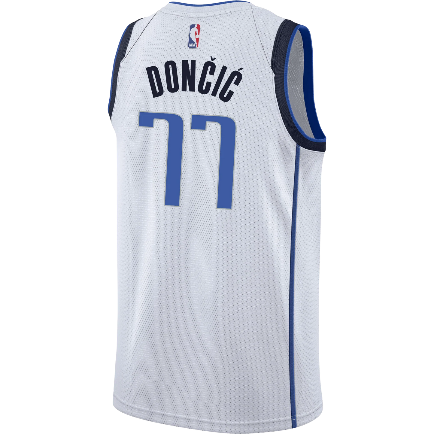 Luka Dončić #77 Dallas Mavericks White Association Jersey