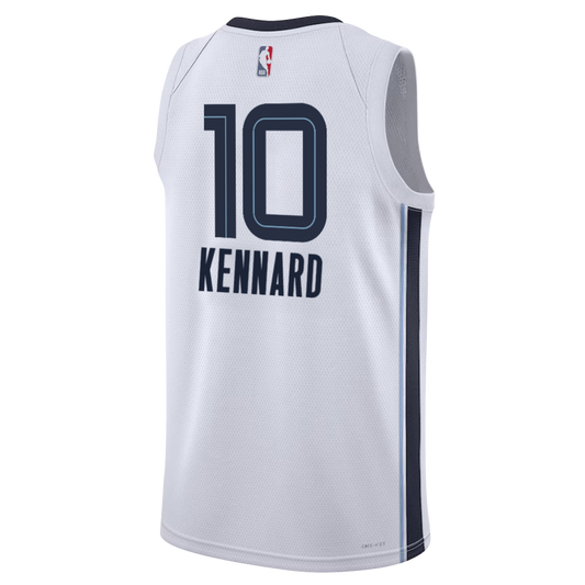 Luke Kennard #10 Memphis Grizzlies White Association Jersey