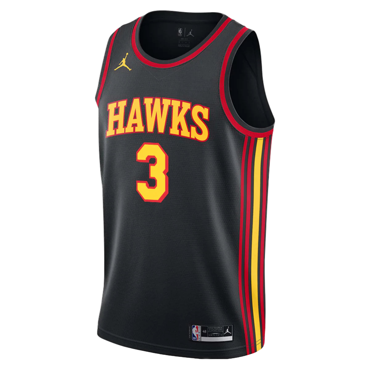 Luke Kennard #3 Atlanta Hawks Black Statement Jersey